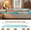 5-Zone Memory Foam Mattress Topper, Gel Infused Foam Mattress Topper For Pressure Relief Bed Topper-1787551639-1787551634