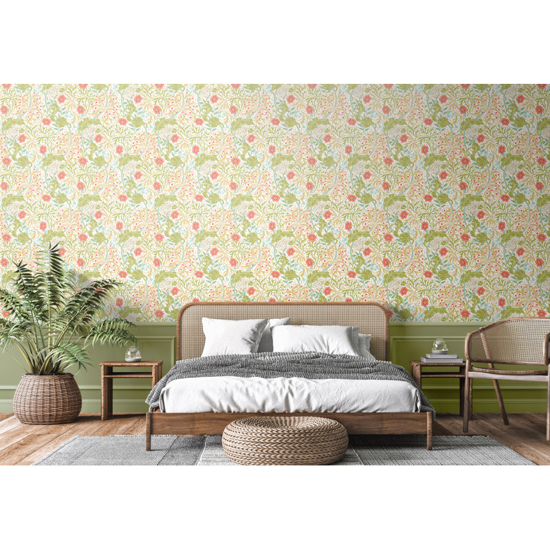 Padstow 10m x 50cm Wallpaper Roll, Rose Pink