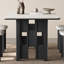 Ensemble de tables de roches noires mates-592223937-592223936