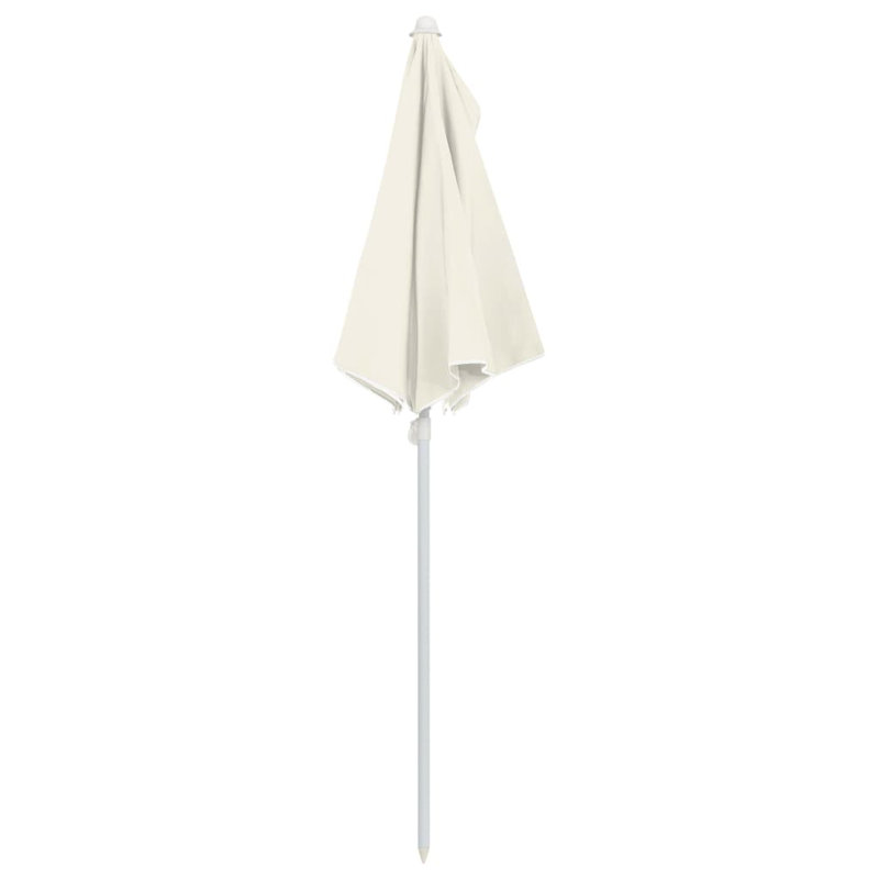 Parasol de marché VidaXL, Crème