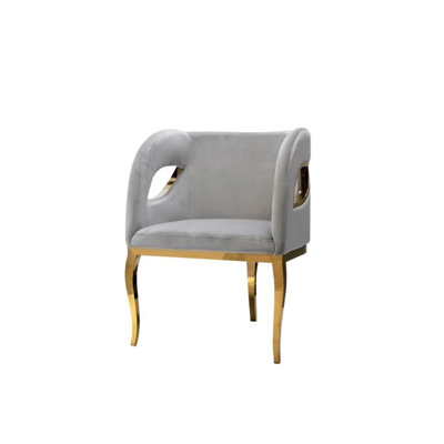 Barriejames Velvet Armchair