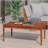 Rustic Outdoor Acacia Wood Coffee Table, Patio Side Table for Garden Deck Backyard