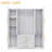 White Modern Armoire with Soft-Close Doors, Space-saving Wardrobe Closet with Shelves & Drawers