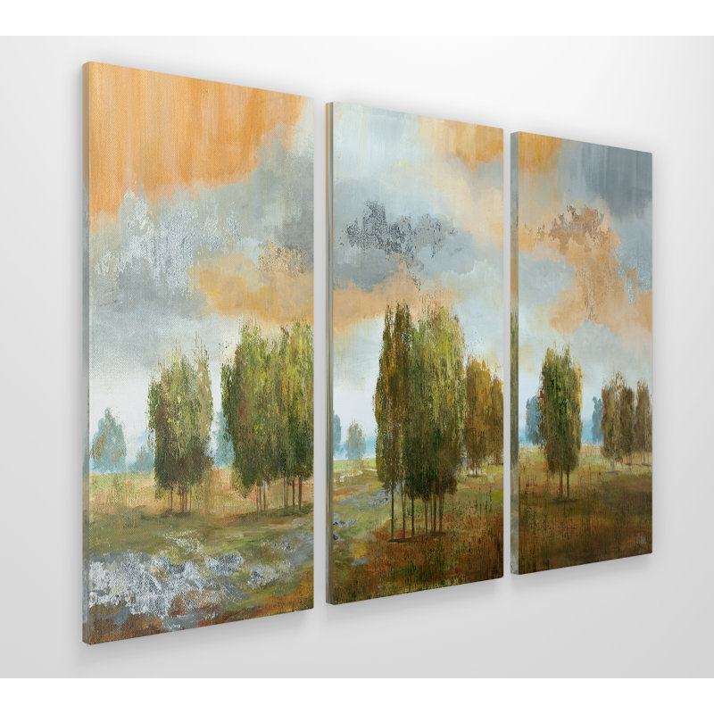 « pré vista ii », image multi-pièces sur toile tendue, H 24 po x l 36 po x P 1,5 po