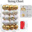 18 cm Plastic Shatterproof Finial Ornament