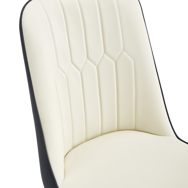 Ensemble de table de salle à manger moderne Vesta, Beige/gris