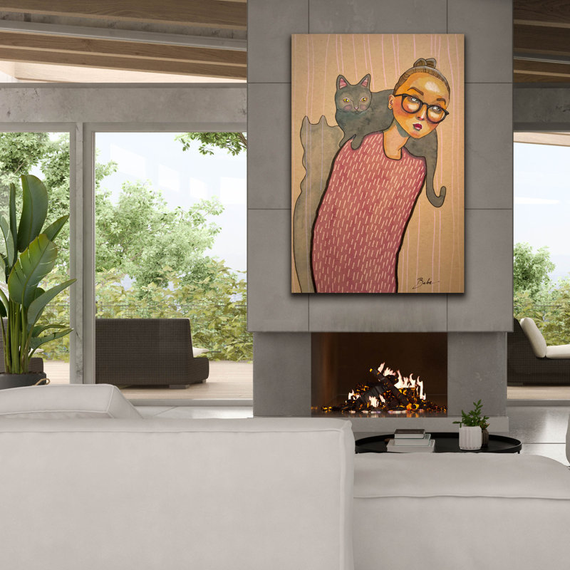  «Shadowing» par Bebe Keith, art mural sur toile, 40 po x 60 po