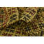 Tapis de zone en laine brun/vert 3 pi 10 po x 6 po one-of-kind-noué la main Warminster