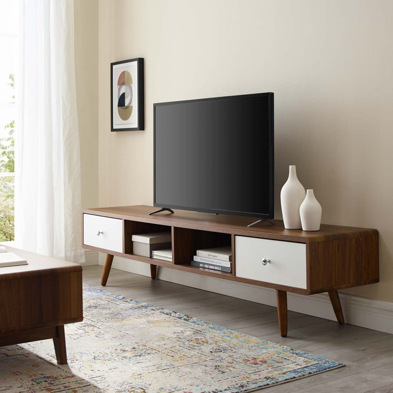 Modway Transmit 70" Media Console Wood TV Stand