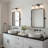 3-light Oil-rubbed Bronze Vanity Light With White Opal Glass Shade-1095026600