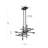 Ellisa 6 - Light Dimmable Geometric Chandelier