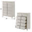 Commode blanc perle Laveda