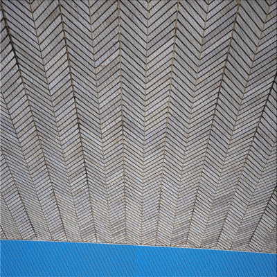 Tapis gris/bleu à motifs Jarosz