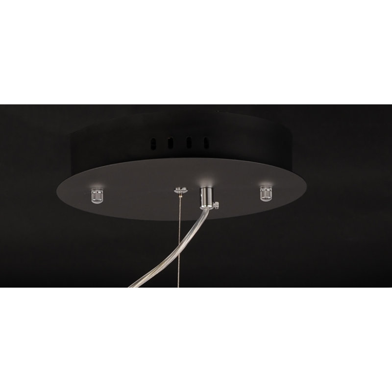 Aura 10 - Light Black LED Unique/Statement Pendant