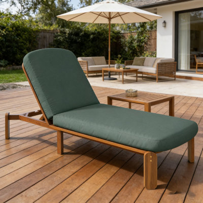 Outdoor Chaise Lounge Adjustable Patio Chaise