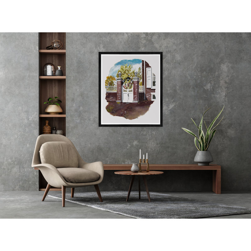 Moulton Collection " Front Gate ", Black Framed