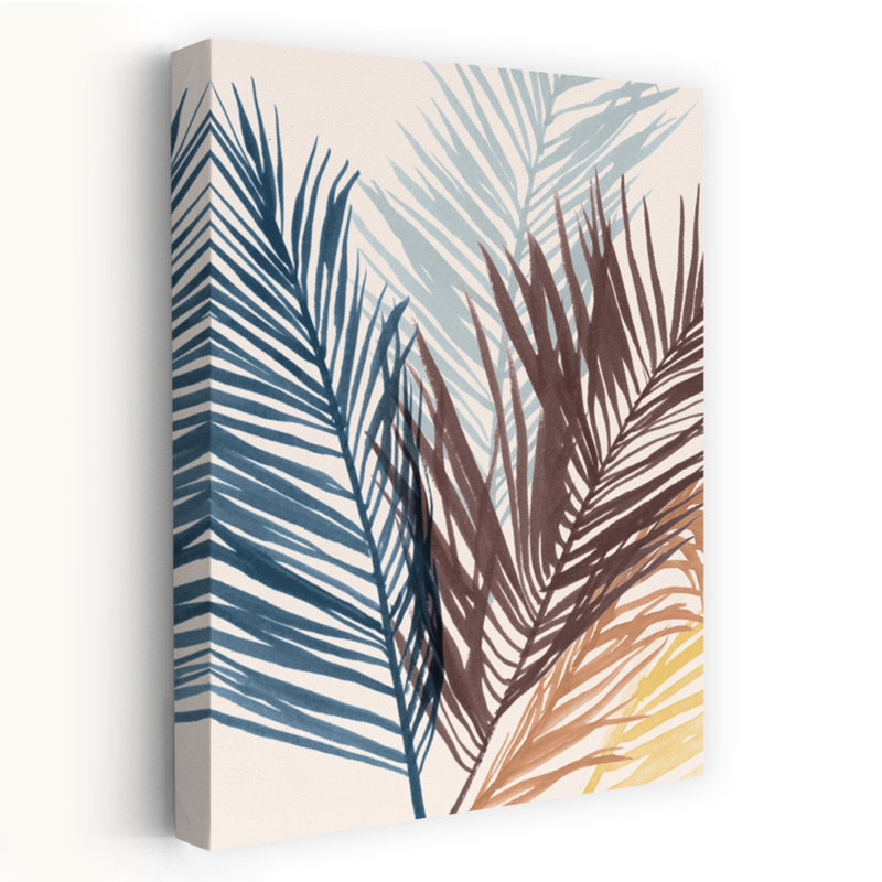 Brise hawaïenne II, art tropical élégant et minimaliste, H 36 po x l 24 po