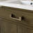 24" Single Bathroom Vanity With Resin Top,Grey