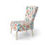 Chaise rembourrée Coastal - Chaise d'appoint sarcelle Paradise Petal-1564230263