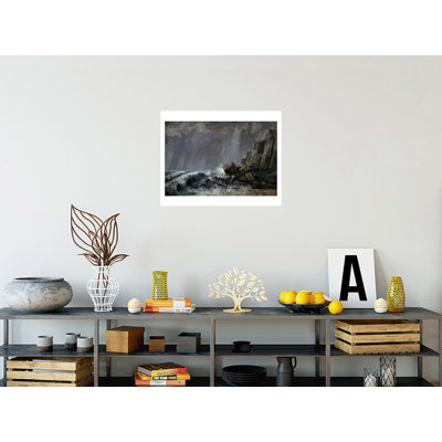 Downpour at EtretatGustave Courbet Giclee Print