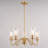 Therman 5 - Light Dimmable Shaded Chandelier-624747676