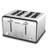 Lifease Geek Chef 4 Slice Stainless Steel Extra-wide Slot Toaster-103282188