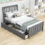 Lit plateforme simple avec tiroirs et rangement-117081003