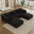 Wauseon 118.2" Sectional Sofa,No Assembly-1529628050