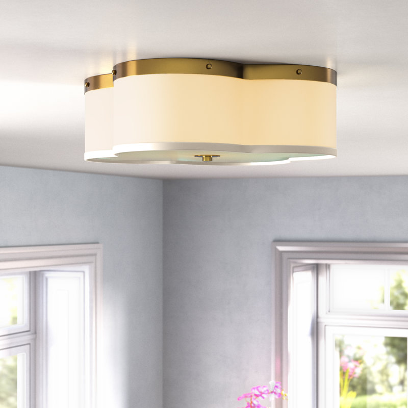Plafonnier encastré à 4 lumières 19,75 po Arleny