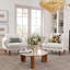 Ensemble de 2 fauteuils pivotants rembourrés Miller-1676801466