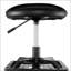 Tabouret roulant réglable à hauteur réglable avec deux plateaux de rangement et une capacité de charge de 300 lb, parfait pour le garage et l'atelier