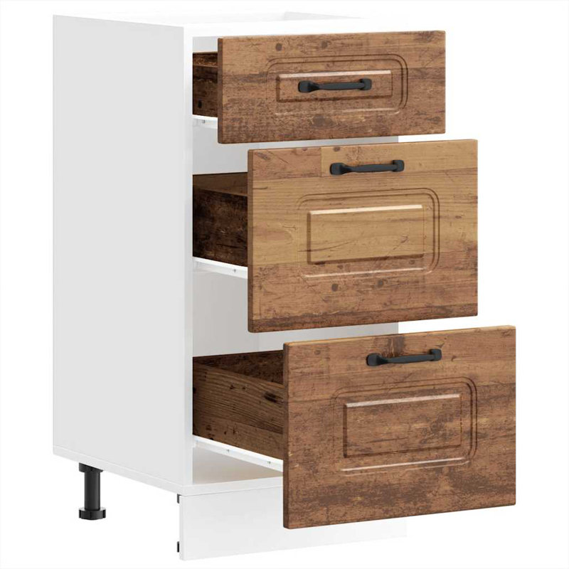 Kitchen Base Cabinet Kalmar Engineered Wood, Old Wood