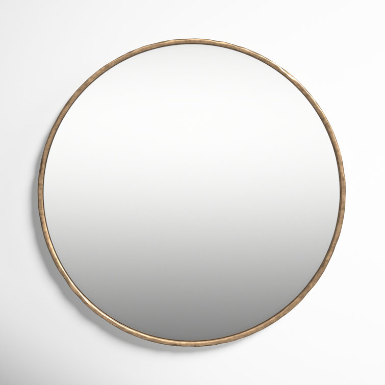 Niya Metal Round Wall Mirror & Reviews | Birch Lane