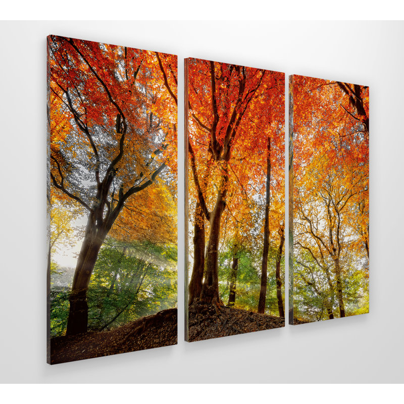 " Prism Of Light " 3 - Pieces, 24" H x 36" W x 1.5" D