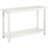 Castleton White Wood Entryway Sofa Console Table