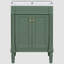 Meuble-lavabo simple 24 po avec plateau en céramique Chrystina-1679850853