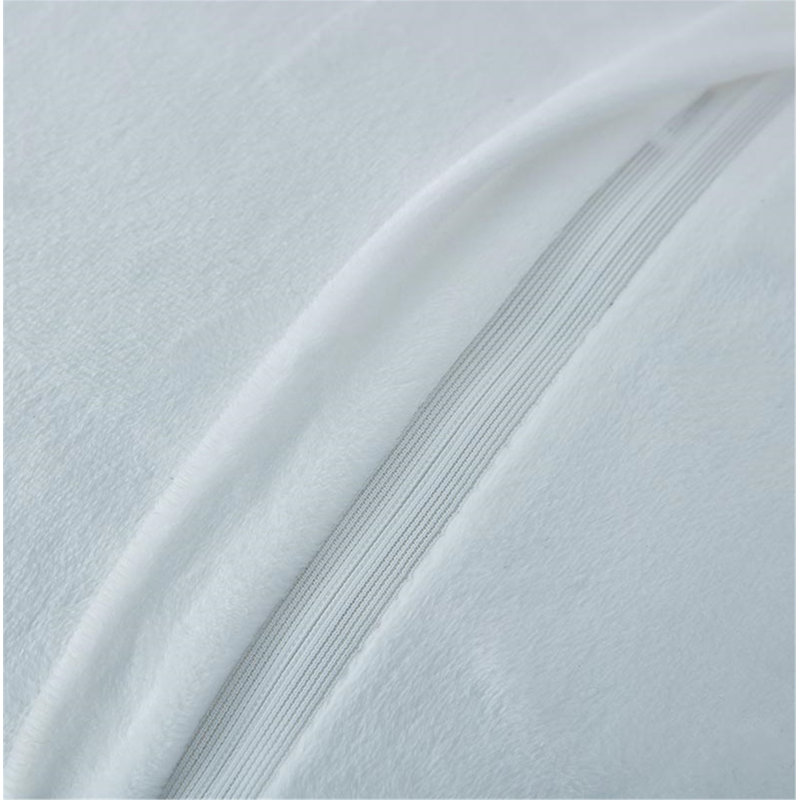 Luxury Chinchilla Faux Fur Pillow, White
