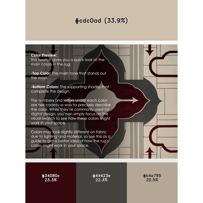 Precision Pulse Rug, Round 6'