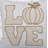 LOVE Pumpkin Embroidered Throw Pillow – Rustic Beige Fall Decor
