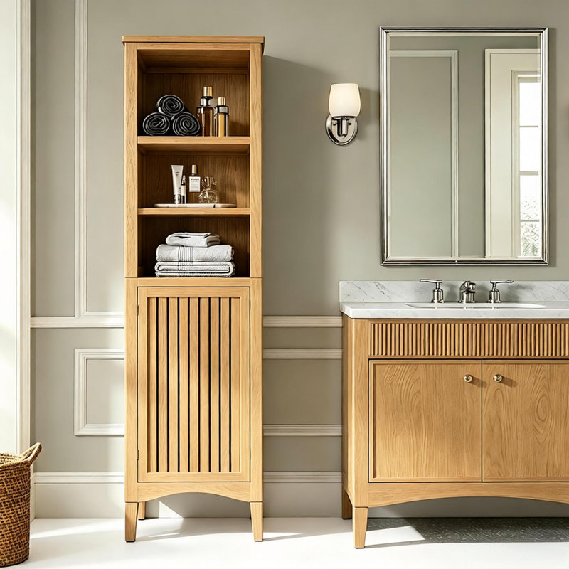 Grande armoire de rangement en bambou Bamsong