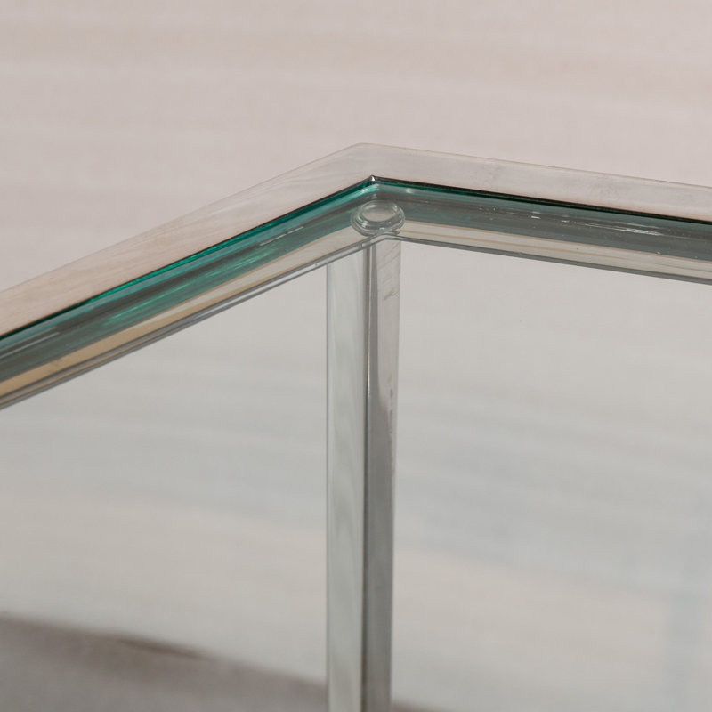 Andrew Martin Glass End Table