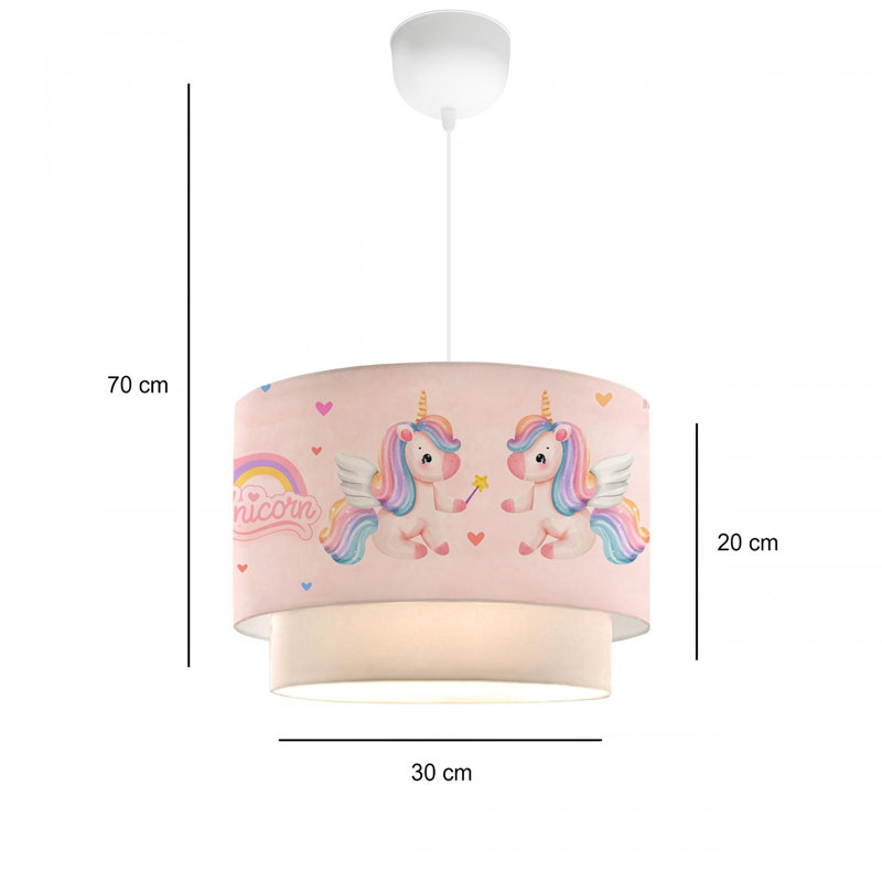 Elegant Fabric Chandelier Light Fixture, 11.8 in Cap Diameter x 7.9 in Cap Height, Total Height: 27.6 in | E27 Max 40W | Stylish Home Lighting for Living Room, Dining Room & Bedroom, Modern Design & Warm Ambiance
