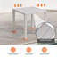 Table d'appoint carrée en aluminium-359549563
