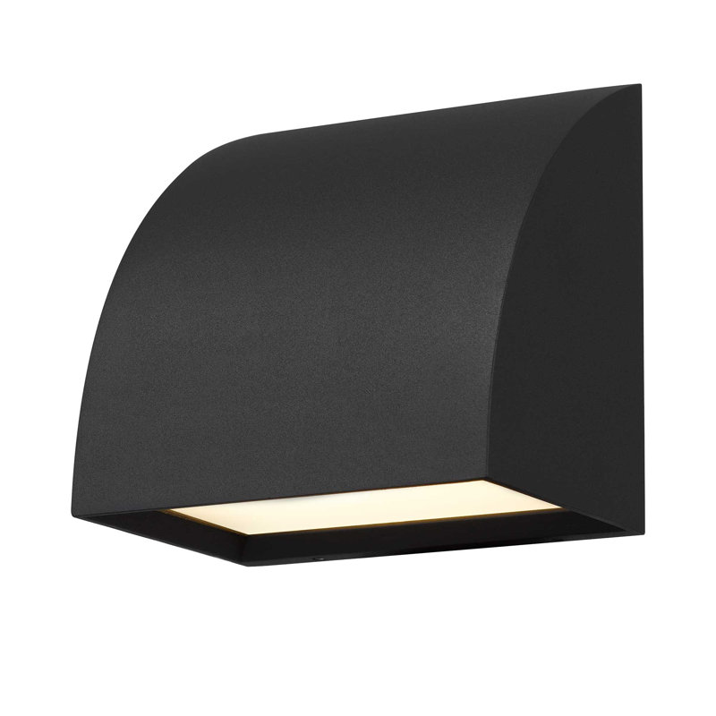 Slope LED Wall Sconce with Minimalist Aluminum Design, 3-CCT Selectable, Dimmable, Dark Sky Friendly, Wet Rated, ADA Compliant