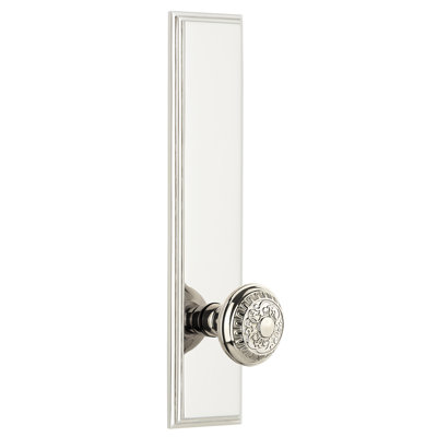 Grande plaque Grandeur Carré avec bouton de porte Windsor