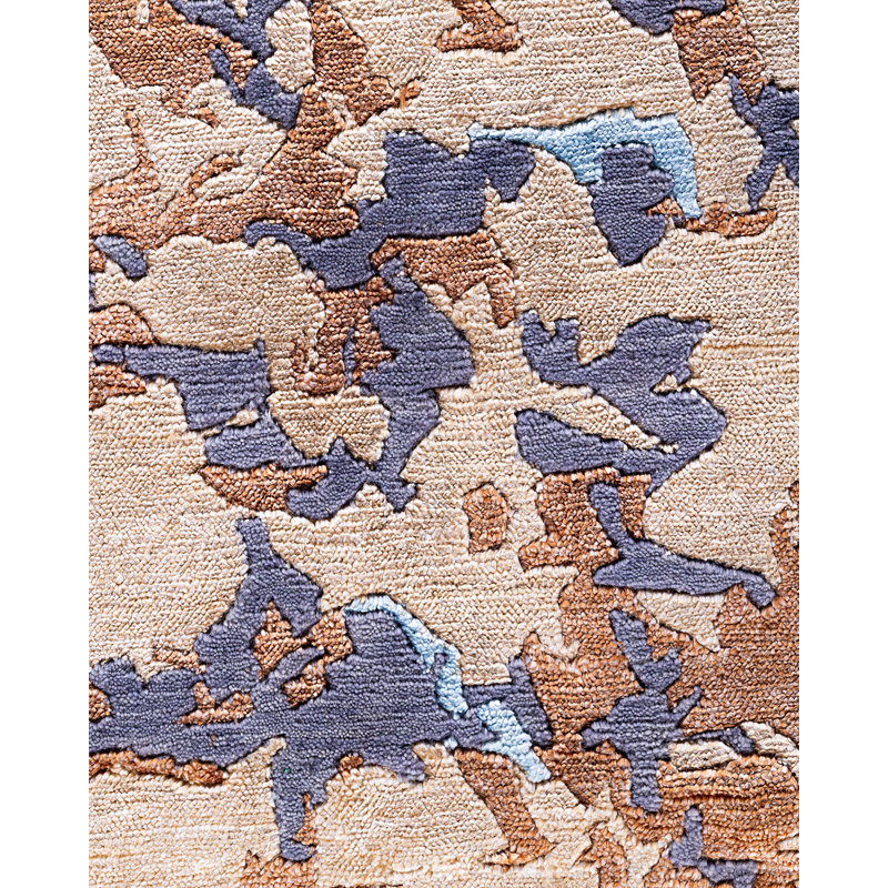 Overdyed One-of-a-Kind Rectangle 8'2" X 10'2" Hand Knotted Area Rug