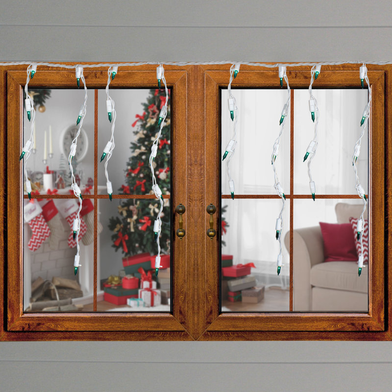 1'' Indoor 100 - Bulb Curtain String Light (End to End Connectable)