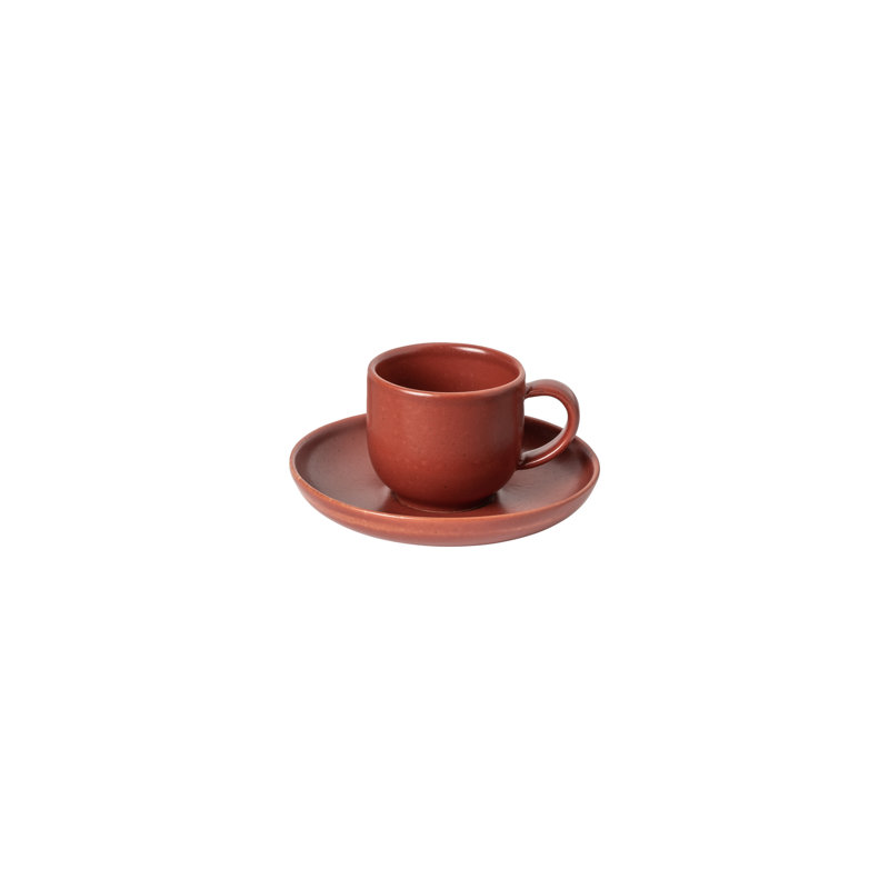 Casafina Pacifica Stoneware Coffee Cup, Cayenne