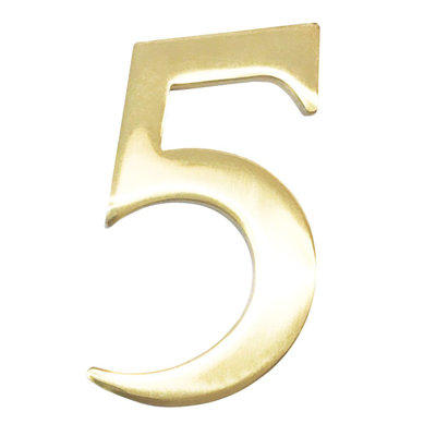 3'' H Brass House Number