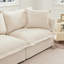 Ensemble de fauteuils rembourrés confortables avec repose-pieds pour le salon, offrant une détente inégalée et un design élégant.
